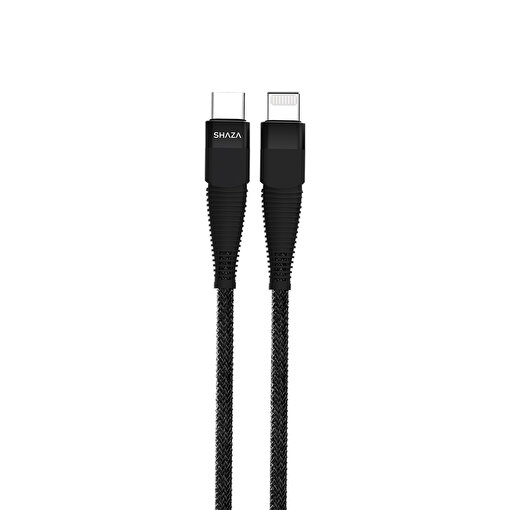 SHAZA Örgülü Type-C to Lightning PD 5A 32W Hızlı Şarj / Veri Kablosu resmi