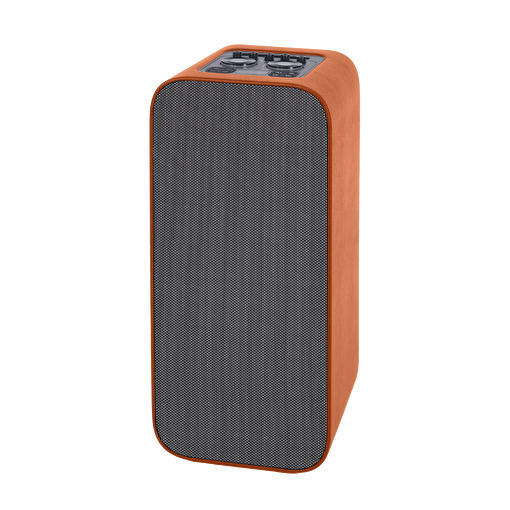 SHAZA Synthetic Leather Akustik Girişli 130W,70cm Büyük Boy Hoparlör -Kahverengi. ürün görseli