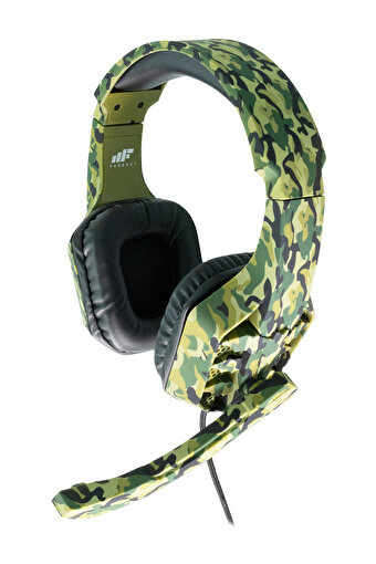 MF Product Strike 0541 Kablolu Kulak Üstü Kamuflajlı Gaming Kulaklık Yeşil. ürün görseli