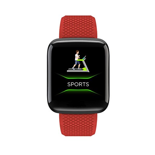 Polosmart PSSW11 Smart Life Akıllı Saat Kırmızı. ürün görseli