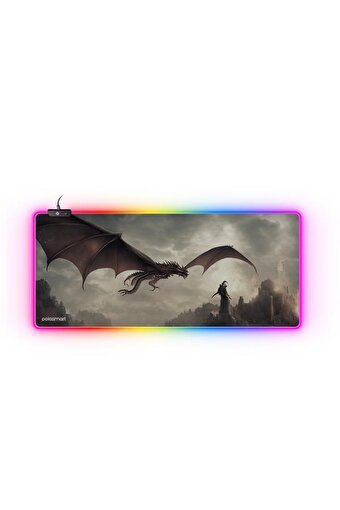 Polosmart PGM21 Işıklı Kablolu Gaming Mouse Pad . ürün görseli