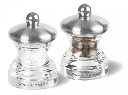 Cole & Mason H302418 Button 65mm Tuz&Biber Değirmeni Seti. ürün görseli