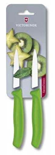 Victorinox 6.7636.L114B SwissClassic 8cm Tırtıklı Soyma Bıçağı (Blisterli). ürün görseli
