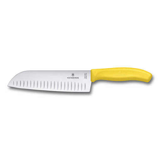 ​Victorinox 6.8526.17L8B 17cm Sarı Santoku Bıçağı, Blisterli Paket. ürün görseli