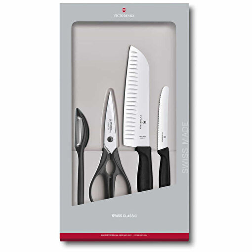 Victorinox 6.7133.4G Siyah Mutfak Seti, 4 Parça. ürün görseli