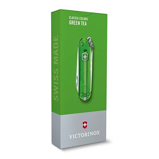 Victorinox 0.6223.T41G Green Tea Classic Çakı. ürün görseli