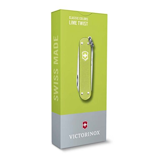 Victorinox 0.6221.241G Lime Twist Classic Alox Çakı. ürün görseli