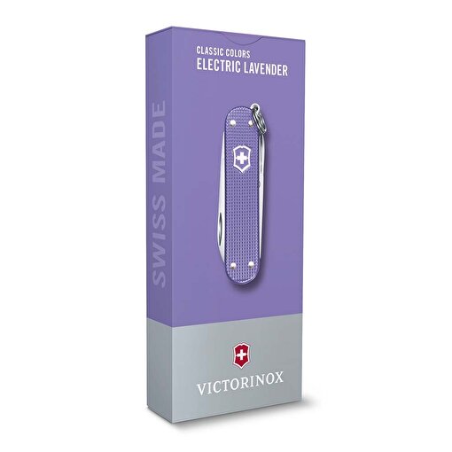 Victorinox 0.6221.223G Electric Lavender Classic Alox Çakı. ürün görseli