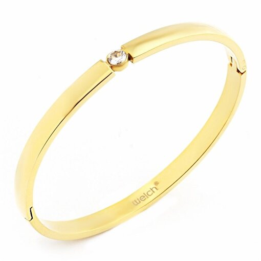 Picture of Welch Women's Welch Solitaire Stone Bangle Stainless Steel Women's Bracelet