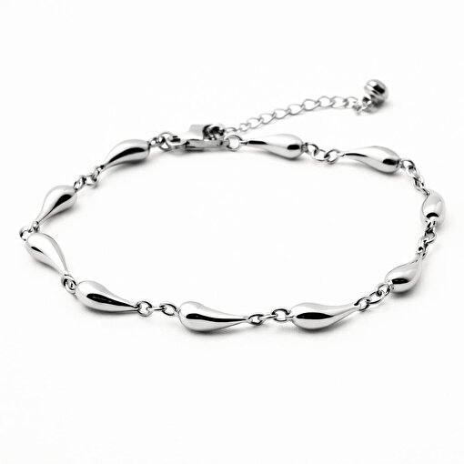 Picture of Welch Steel Welch Stainless Steel Teardrop Bracelet