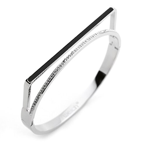 Picture of Welch Women's Welch Stone Detailed Women's Stainless Steel Square Bracelet
