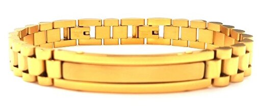Picture of Welch Steel Welch Gold Chain Stainless Steel Bracelet