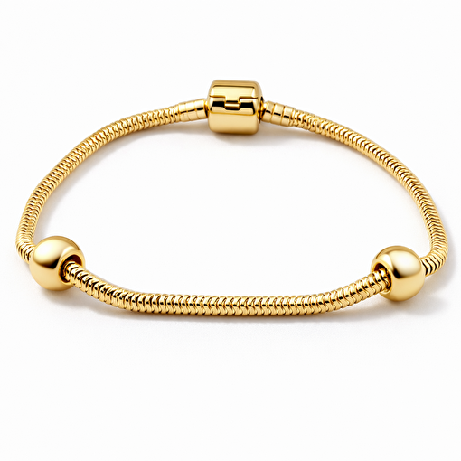 Picture of Welch Charm Welch 18 Cm Gold Stainless Steel Charm Bracelet