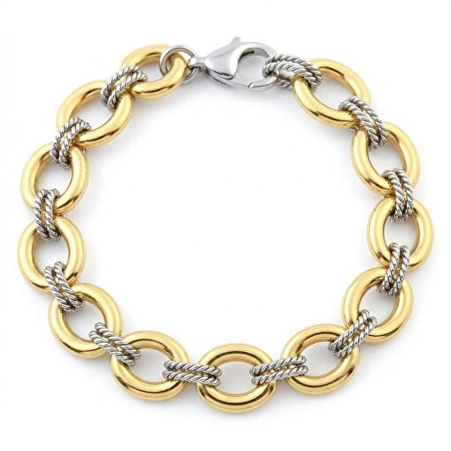 Picture of Welch Women's Welch Gold Stainless Steel Gold-Style Bracelet