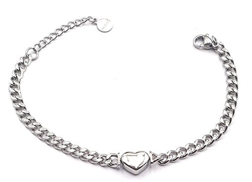 Picture of Welch Steel Welch Stainless Steel Heart Bracelet