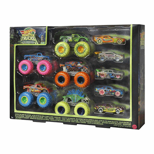 Hot Wheels HCB57 Monster Trucks Karanlıkta Parlayan Araçlar, Hot Wheels Monster Trucks. ürün görseli