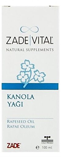 Picture of Zade Vital Cold-Pressed Canola Oil 100 mL