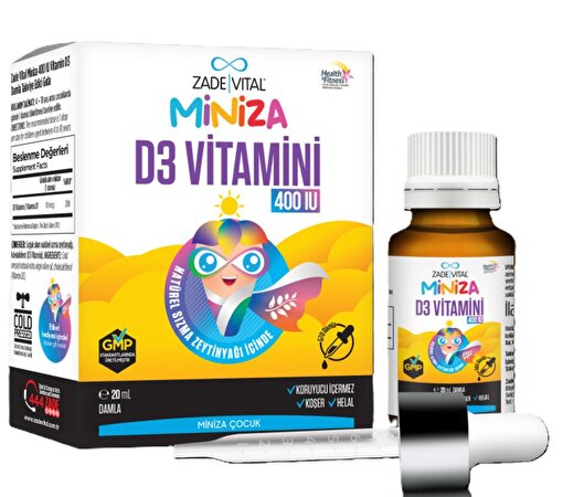 Picture of Zade Vital Miniza Vitamin D3 20 mL