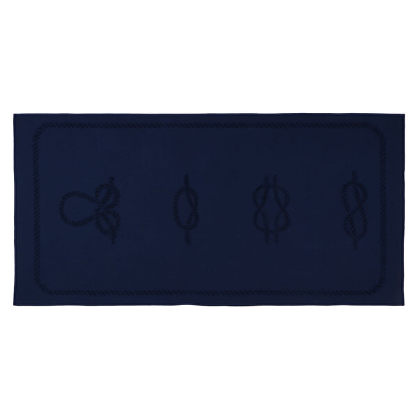 Picture of Anemoss Sailor Knot Beach Towel Navy Blue