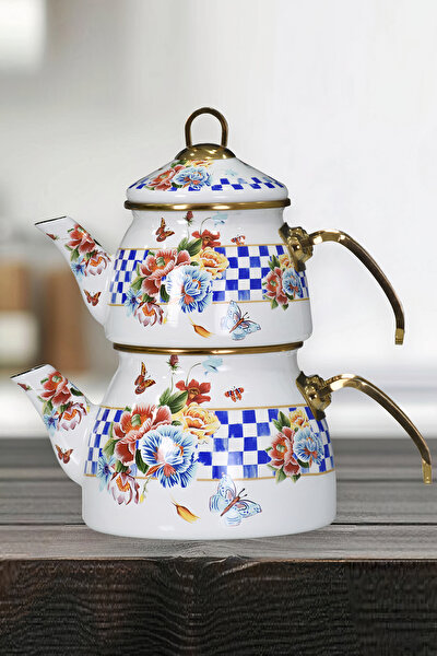 Picture of PR Home Allegro Gold Model Enamel Teapot