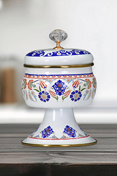 Picture of PR Home Neslişah Enamel Footed Candy Dish