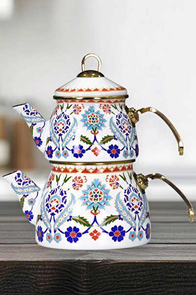 Picture of PR Home Humaşah Gold Model Enamel Teapot
