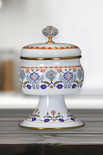 Picture of PR Home Humaşah Enamel Footed Candy Dish