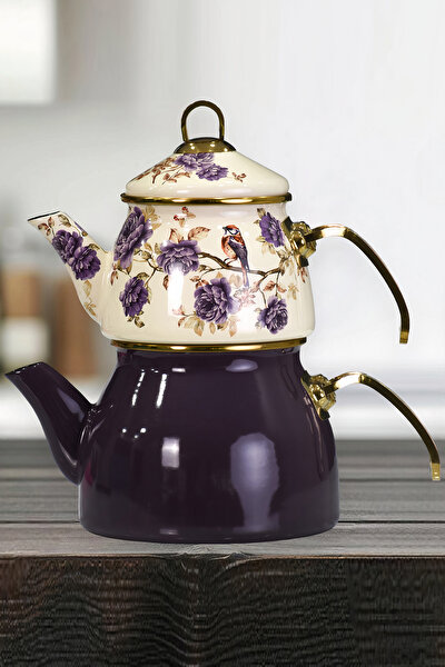 Picture of PR Home Fiorella Gold Model Enamel Teapot