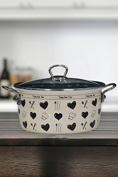 Picture of PR Home Enjoy Black Enamel Frying Pot 22 cm