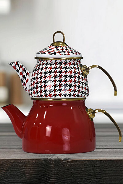 Picture of PR Home Forte Red Mini Model Enamel Teapot