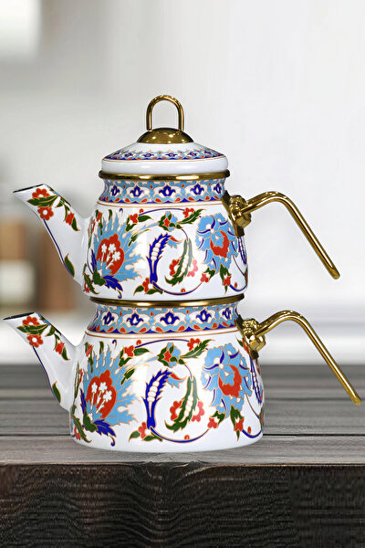 Picture of PR Home Hanzade Mini Model Enamel Teapot