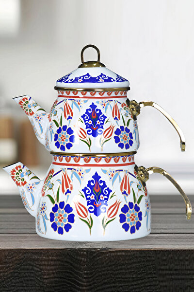 Picture of PR Home Neslişah Gold Model Enamel Teapot