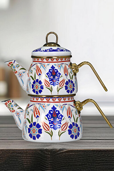 Picture of PR Home Neslişah Mini Model Enamel Teapot