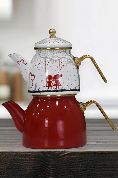 Picture of PR Home Love Rose Model Enamel Teapot