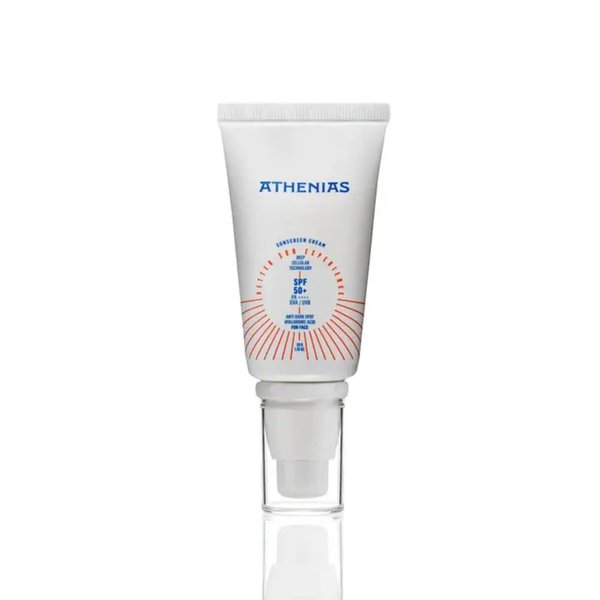 Athenias Sun Screen Cream 2 Li Leke Karşıtı Yüz Bakım Kremi 2'li Ürün | SPF 50+ Yüksek Güneş Koruması 50gr. ürün görseli