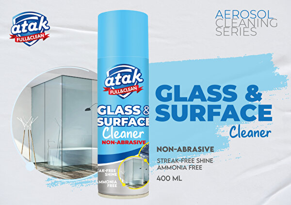 Picture of Atak Farma Atak Full Clean 500 Ml Aeorosol Foam Glass And Surface Cleaner