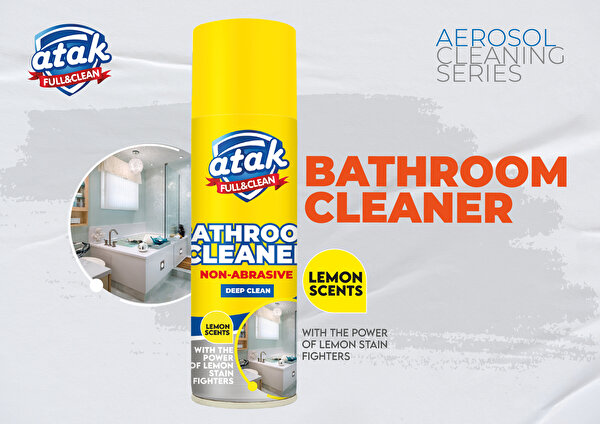 Picture of Atak Farma Atak Full Clean 500 Ml Aeorosol Foam Bathroom  Cleaner