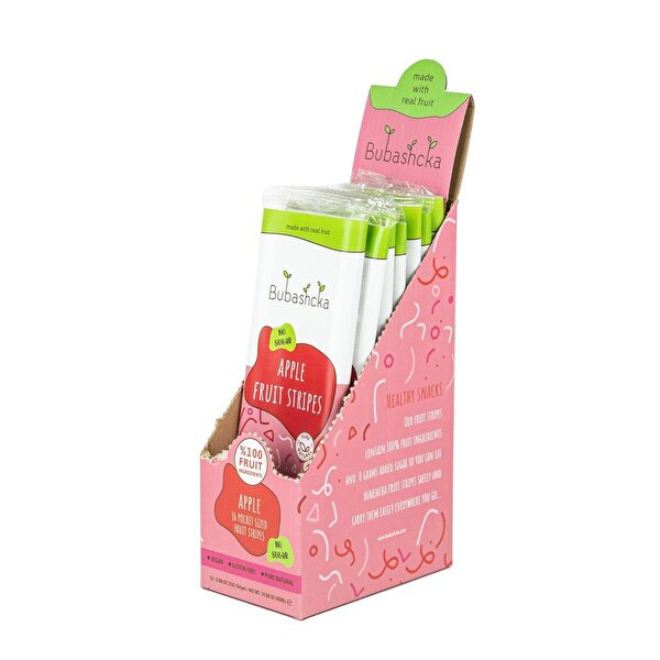 Picture of Bubashcka Apple Fruıt Strıpes (16 Pcs. X 0.88 Oz/25g) 