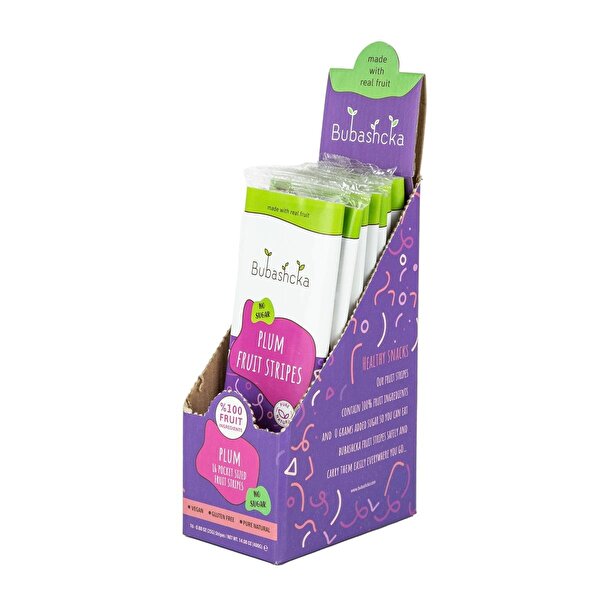Picture of Bubashcka Plum Fruıt Strıpes (16 Pcs. X 0.88 Oz/25g)