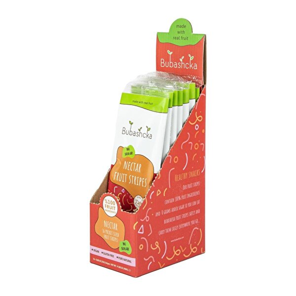 Picture of Bubashcka Nectarın Fruıt Strıpes (16 Pcs. X 0.88 Oz/25g)