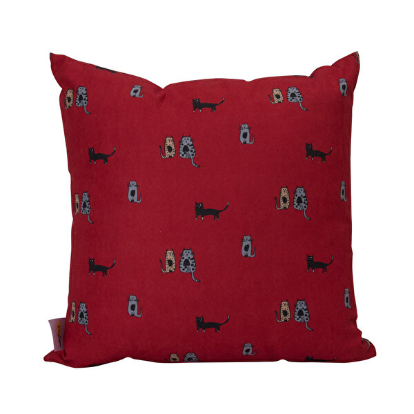 Biggdesign Cats Koleksiyon Kırmızı Yastık. ürün görseli