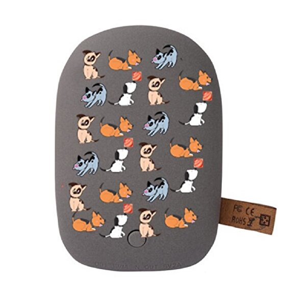 Biggdesign Dogs Gri Taş Powerbank. ürün görseli