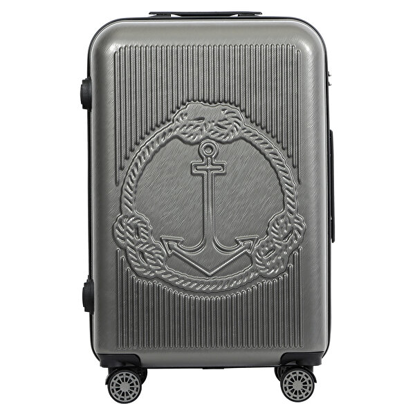 Picture of Biggdesign Ocean Suitcase Luggage, Gray, Medium