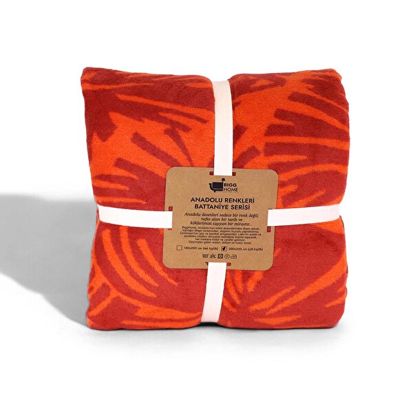 Picture of Bigghome Doğa Çift Kişilik Battaniye 200 x 220 cm