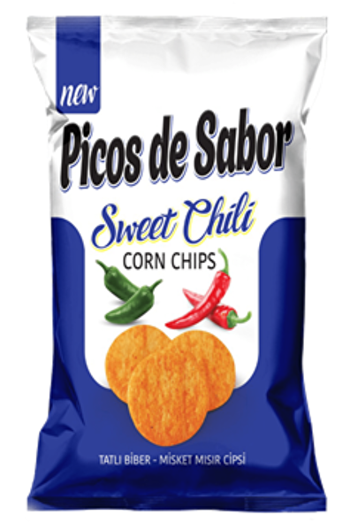 Picture of Picos De Sabor Corn Chips with Sweet Chili Flavor 20 g