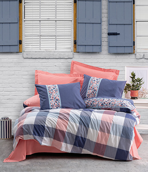 Picture of Cotton Box Alacati Duvet Cover Set - Double Coral