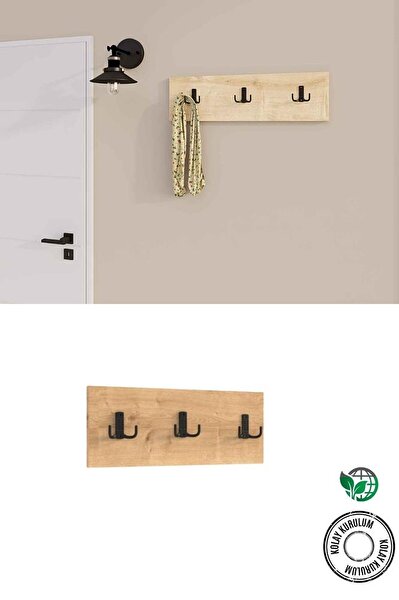 Decormet 3Lü Askılık Safir Meşe. ürün görseli