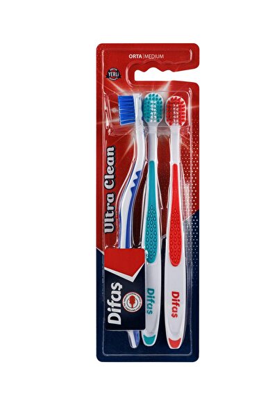 Picture of Difaş Ultra Clean 3'Lü Diş Fırçası