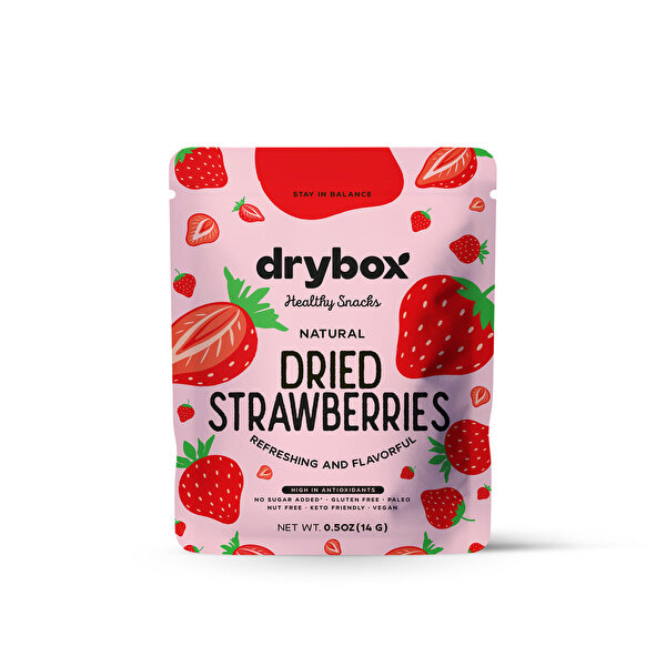 Picture of Drybox Dry Strawberry - pillow pack (14gr) 0,5OZ