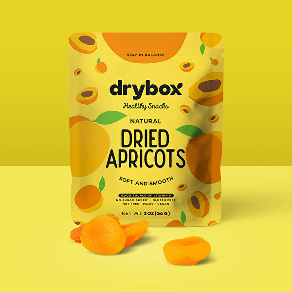 Picture of Drybox Dry apricot - pillow pack (56gr) 2OZ